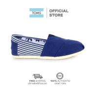 ราคา TOMS รองเท้าลำลองผู้หญิง แบบสลิปออน Slip on รุ่น Navy University Classics รองเท้าลิขสิทธิ์แท้ (15905141521)