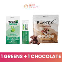 ราคา BeFitBalance Set meal replacement FIBER X 1กล่อง Plant X โปรตีนพืช 1 ถุง (21709600613)