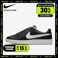 ราคา Nike Mens Court Royale Shoes Shoes Black (16436483704)