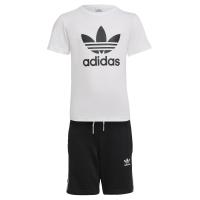 ราคา adidas ไลฟ์สไตล์ ชุดเสื้อยืดและกางเกงขาสั้น Adicolor เด็ก สีขาว HK2968 (17401330778)