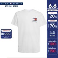 ราคา Tommy Jeans เสื้อยืดผู้ชาย รุ่น DM0DM18263 YBR สีขาว ทรง Slim Fit (21430171390)