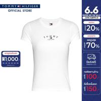 ราคา Online Exclusive Tommy Jeans เสื้อยืดผู้หญิง รุ่น DW0DW18140 YBR สีขาว ทรง Slim Fit (21429992986)