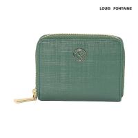 ราคา Louis Fontaine กระเป๋าสตางค์พับสั้นแบบซิปรอบ รุ่น ELEANOR สีเขียว (21763715971)