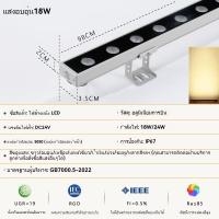 ราคา LED Wall Washer ไฟย้อมสีอาคาร ไฟส่องกำแพง 18W กันน้ำกันฝุ่น แข็งแรงทนทาน ใช้สวนสาธารณะวิลล่าสะพานและสถานที่อื่นๆ (21985203373)