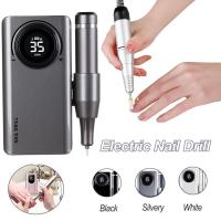 ราคา เครื่องเจียรเล็บ ตะไบไฟฟ้า ขนาดเล็ก กระทัดรัด แบบพกพา ใช้สะดวก 35000RPM พร้อมหัวเปลี่ยนและอแดปเตอร์ (20385536778)