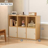 ราคา ชั้นวางหนังสือต่ำ 120cm ตู้เก็บของ ตู้อเนกประสงค์ ตู้วางของมีหลายชั้น ตู้เตี้ย มีหลายขนาด ตู้เก็บหนังสือ bookcase (21772991391)