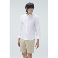 ราคา ESP เสื้อเชิ้ตแขนยาวคอจีน ผู้ชาย สีขาว Contrast Stand Collar Shirt 03813 (21531241607)