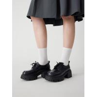 ราคา Cider Faux Leather Strap Chunky Mid Heeled Loafers (21417758512)
