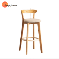 ราคา SL โต๊ะบาร์ เก้าอี้บาร์ ไม้จริงสูงรอบโต๊ะห้องนั่งเล่นคาเฟ่นอร์ดิกโต๊ะบาร์และเก้าอี้รวมกัน (11015636882)