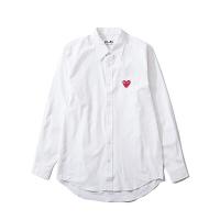 ราคา Comme Des Garcons เสื้อของแข็ง CDG Play คลาสสิกรักเย็บปักถักร้อยเสื้องานแต่งงานชุด (16604359209)