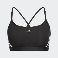 ราคา adidas เทรนนิง สปอร์ตบราซัพพอร์ตระดับต่ำ adidas Aeroreact 3 Stripes ผู้หญิง สีดำ HC7862 (12341224022)