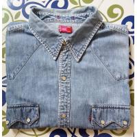 ราคา เสื้อเชิ้ตแขนยาว ผช เสื้อเชิ้ตเรโทร เสื้อคาวบอยเวสปอยท์ เชิ้ตคาวบอย ยีนส์บาง กระดุมมุก มือสอง ลีวา แบรนด์USA Size XL Made in ขายตามสภาพ สวมใส่สบาย ทุกไลฟ์สไตล์ งานหายาก ถูกใจ จัดเลย (21826115204)