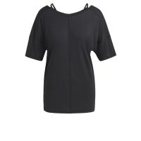 ราคา adidas เทรนนิง เสื้อยืดทรงโอเวอร์ไซส์ Yoga Studio ผู้หญิง สีดำ HS8117 (18018888604)