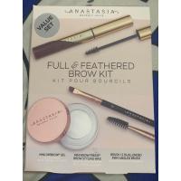 ราคา Anastasia Beverly Hills Full Feathered Brow Kit Dark Brown เซตแต่งคิ้ว 3 ชิ้น (21593596209)