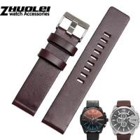 ราคา สายหนังวัวสำหรับสายนาฬิกา DIESEL Fit DZ7312 (21216165878)