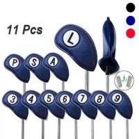 ราคา ปลอกครอบแม่เหล็กหัวไม้กอล์ฟชุดเหล็ก Head cover magnetic closure iron golf 11 pcs pack 3 L (19801051331)