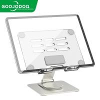 ราคา GOOJODOQ Laptop Stand 360 Rotatable Notebook Tablet Holder Liftable Portable Fold Holder For 10 17 3 Laptop Tablet For ipad MacBook Stand (21655012383)