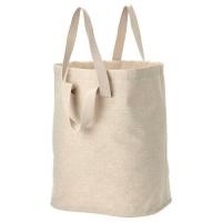 ราคา ถุงใส่ผ้า IKEA ถุงใส่ผ้ารอซัก ถุงใส่ผ้าไปซัก ถุงใส่ผ้าใหญ่ๆ สีเบจ ขนาด 100 ลิตร (21431039543)