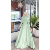 ราคา ชุดเดรสอิสลามสำหรับผู้หญิง ชุดพร้อมผ้าคลุม รุ่นดาวิ แฟชั่นมุสลิม ชุดเดรสทรงบานใส่ออกงาน สวยมาก (21826624234)