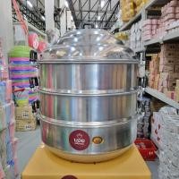 ราคา เบอร์40หนาซึ้งนึ่ง หม้อนึ่งอลูมิเนียม ซึ้งนึ่งอาหาร ขนาด40cm ซึ้งนึ่งอลูมิเนียม ชุดหม้อนึ่ง ชุดหม้อ ซึ้งนึ่งขนม (21979504539)