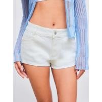 ราคา Cider Denim Low Rise Solid Micro Shorts (21923525190)