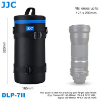 ราคา JJC หรูหรา กระเป๋าใส่เลนส์กล้องเลนส์กระเป๋าเลนส์กันน้ำกรณีปกอ่อนพอดีสำหรับ Canon Nikon Sony Tamron Olympus Fujifilm เลนส์กันน้ำตัวป้องกันเลนส์อุปกรณ์ถ่ายภาพ (7603599107)