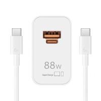 ราคา Original Huawei 88W PD Fast Charger ชุด ที่ชาร์จเร็ว USB 88W สายชาร์จเร็ว USB Type C สาย USB C TO USB C หัวชาร์จ USB C PD ชาร์จเร็ว สำหรับ iPhone Samsung S20 VIVO Huawei Xiaomi POCO Realme OPPO Realme