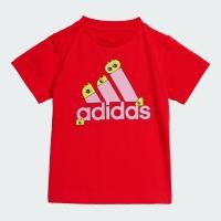 ราคา adidas ไลฟ์สไตล์ เสื้อยืดพิมพ์ลาย adidas x Classic LEGO สำหรับเด็ก เด็ก สีแดง IL5081 (20247152093)