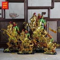ราคา ลดแรง ไม่ต้องเทียบ เทพเจ้ากวนอูขี่ม้า ชุดเขียว งานเรซิ่น พร้อมฐานดำ มี 3 ขนาด สูง 7 9 12 นิ้ว (19296579766)