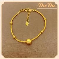 ราคา สร้อยข้อมือทองคำแท้ครึ่งสลึง น้ำหนักหนัก 1 9 กรัม ทองคำแท้ 96 5 ขายได้ ทอง หลุด จำนำ gold (21543990497)