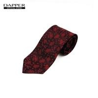 ราคา DAPPER เนคไท 7 5 cm Red Floral Jacquard Tie สีแดง (21948057928)