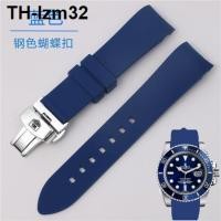 ราคา สายนาฬิกา TAG Heuer เหมาะสำหรับสายนาฬิกา ซิลิโคน Monaco ชุดดำน้ำ กำไลข้อมือยางโค้งสำหรับผู้ชาย (20852722347)