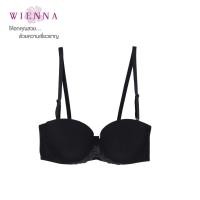 ราคา WIENNA BRA DB27721 เสื้อชั้นใน ถอดสายได้ แบบเกาะอก AC32 34B32 36 สีเนื้อ ดำ น้ำเงินเข้ม Lily Rose (21576267487)