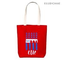 ราคา ELLE HOMME BAG กระเป๋าช้อปปิ้ง ผ้าแคนวาส สกรีนโลโก้ ELLE H8H001 (21378770885)
