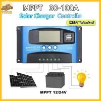 ราคา ของแท้ 100 Solar Charger Mppt 12V 24V MPPT โซล่าชาร์เจอร์ 30A 60 100A ชาร์จเจอร์โซล่าเซลล์ (21947002289)
