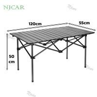 ราคา NJCAR LZD MALL พร้อมส่งด่วน โต๊ะCampingพับได้ พกพาสะดวก ขาตั้งอะลูมิเนียม และ เก้าอี้แคมป์ปิ้ง เก้าอี้สนาม เก้าอี้ปิคนิค ท่ออลูมิเนียมหนา รับน้ำหนักเยอะมาก สินค้าแยกขาย (21778909717)