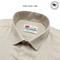 ราคา Jaguar เสื้อเชิ้ตแขนสั้น ผู้ชาย สีพื้น มี 3 สี น้ำตาล ชมพู เขียวอ่อน มีกระเป๋า ทรงธรรมดา Regular 4040 4043 4026 (20517724808)