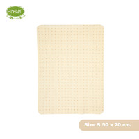 ราคา ENFANT อองฟองต์ ผ้ารองกันน้ำ Crytal Velvet ผ้ากำมะหยี่นุ่ม ลายแคมป์ปิ้ง น่ารัก สีครีม (21932219977)