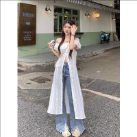 ราคา COCONI ชุดเดรสเชิ้ตผู้หญิงคอปกไหล่ชุดเดรสผูกเอวใหม่เสื้อท่อนบนลายลูกไม้ (21510232152)
