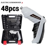 ราคา 48 ชิ้น ไขควงไฟฟ้า สว่านไฟฟ้า สว่านไร้สาย 4 2 โวลต์ ไขควงไร้สาย ไขควงอเนกประสงค์ ขนาดกะทัดรัด มีประสิทธิภาพ มีฟังก์ชั่ สินค้าขายส่งกรุงเทพ (21446273148)