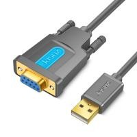ราคา Jasoz USB to RS232 Cable DB9 Male 60Mbps Serial Cable Adapter for Win 10 11 XP OS RS232 Connector Port Serial Male Cable (21966919903)
