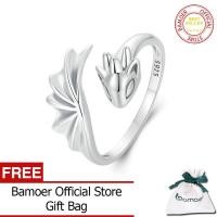 ราคา BAMOER แหวน925เงินสเตอร์ลิงแหวนมังกรสัตว์ปรับระดับได้ของขวัญเครื่องประดับมังกรสำหรับผู้หญิงวัยรุ่นหญิง SCR1017 (21546844354)