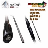 ราคา คันเบ็ดตกปลา Hazon deep เบท สปิน เวท 10 20 ยาว 6 6 ฟุต 2 ท่อน คันเบ็ดราคาถูก (21160752148)