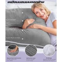ราคา ผ้าคอตตอนกำมะหยี่เนื้อนิ่ม หมอนตัวยูคนท้อง หมอนคนท้อง หมอนคนท้องหมอนรองครรภ์ หมอนคนเหงา กอดนอนไม่เหงา หมอนกอด หมอนรองครรภ์ หมอนตั้งครรภ์ หมอนให้นมเด็ก หมอนรองให้นมบุตร หมอนรองให้นมลูก (21431699879)