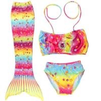 ราคา ชุดนางเงือก หางนางเงือก ชุดว่ายน้ำเด็กแฟนซี เมอเมดMermaid (17840797621)
