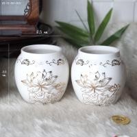 ราคา คู่ ใบเดี่ยว โอ่งเงินโอ่งทอง โอ่งเซรามิค ลายดอกบัว ก้อนทอง ขนาด เล็ก กลาง ใหญ่ ทนทาน แข็งแรง สีสวยสด (15806528952)