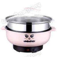 ราคา หม้อไฟฟ้าเอนกประสงค์ขนาดเล็ก กระทะไฟฟ้่าเอนกประสงค์ขนาดเล็ก พร้อมซึ้งนึ่งอาหาร เตาไฟฟ้า หม้อไฟฟ้าขนาดเล็ก กระทะไฟฟ้า 30 ซม หม้อไฟฟ้า (18097930191)