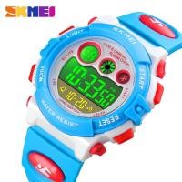 ราคา SKMEI 1451 นาฬิกาเด็กแฟชั่นกันน้ำ Boy นาฬิกาเด็กผู้หญิงนาฬิกา LED ดิจิทัลนาฬิกาปลุกกีฬานาฬิกาดิจิตอลอิเล็กทรอนิกส์ (1768114470)