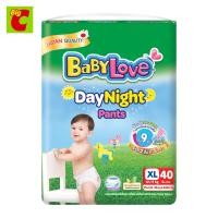 ราคา เบบี้เลิฟ กางเกงผ้าอ้อมเด็ก เดย์ไนท์แพ้นท์ จัมโบ้ ขนาด XL 40 ชิ้น (17293909489)