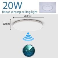 ราคา ไฟเซนเซอร์ LED โคมไฟเพดาน เซ็นเซอร์ตรวจจับการเคลื่อนไหวของไฟกลางคืน Motion Sensor Ceiling Light (21969233180)